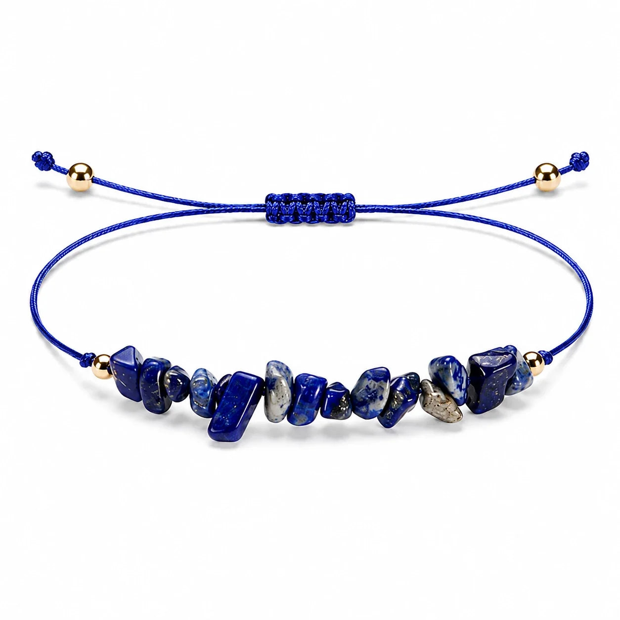 Pulsera de Mineral y Piedra Natural - Piedra Natural Lapislázuli - SKU 24863