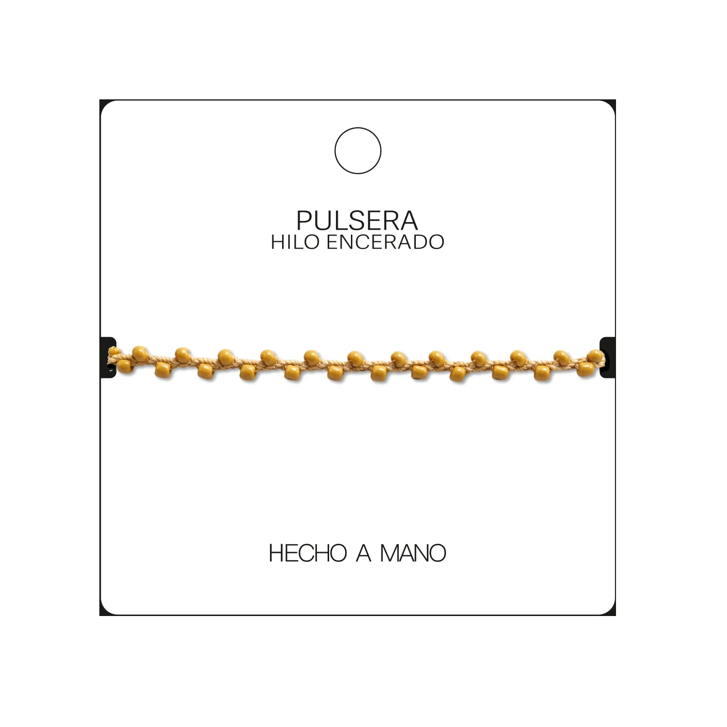 Pulsera de Piedras Naturales con Cuentas Regulares detalle