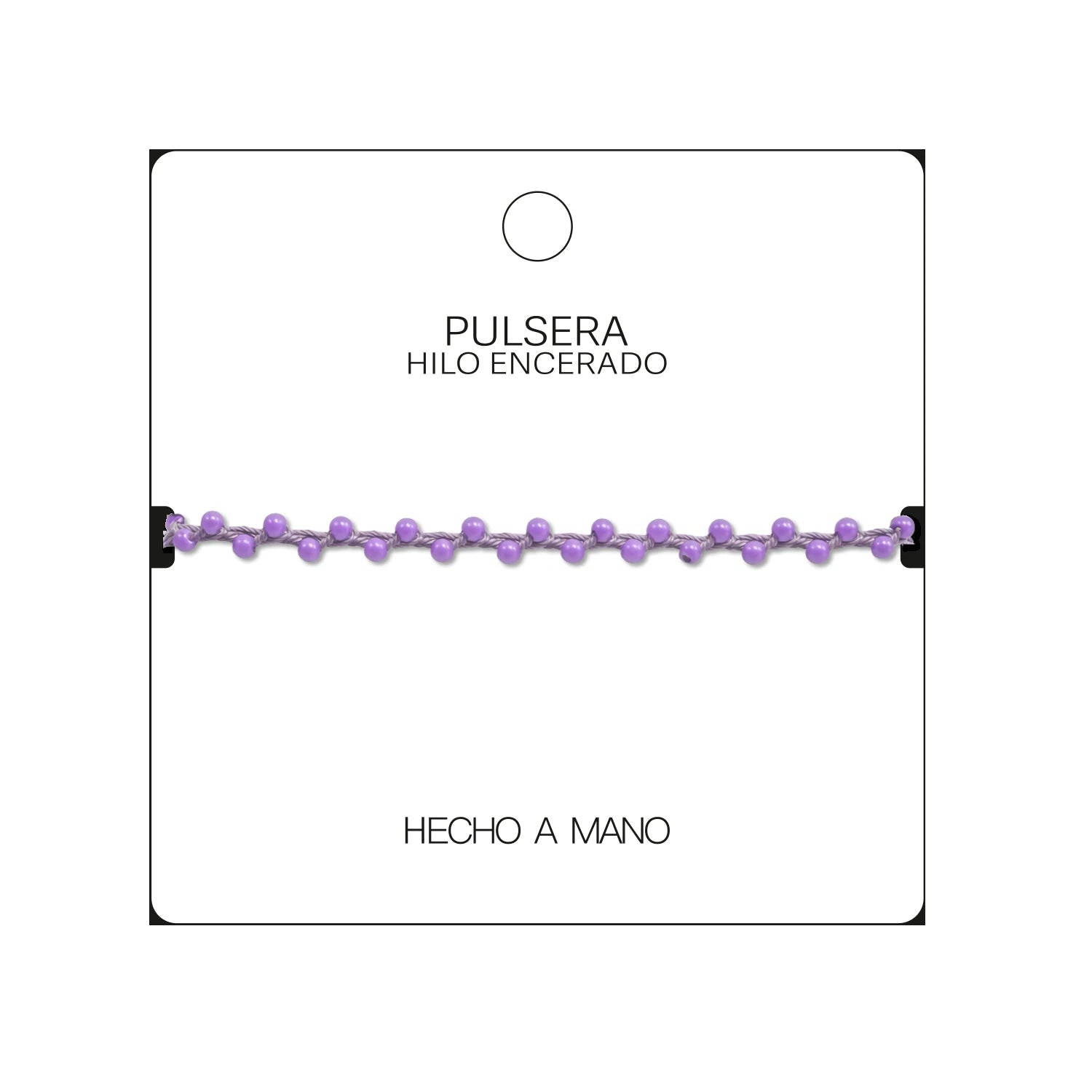 Pulsera de Piedras Naturales con Cuentas Regulares detalle