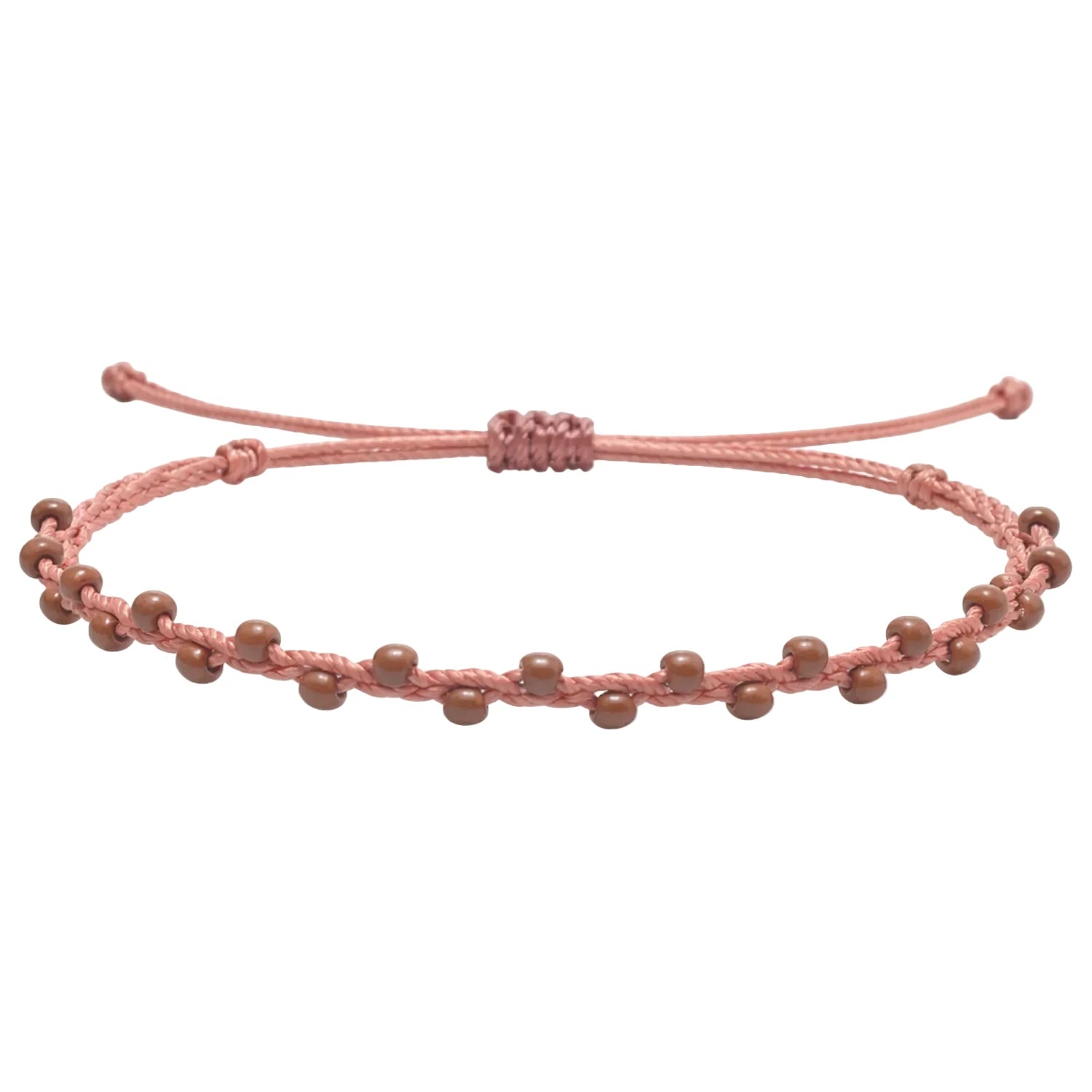 Pulsera Ajustable de Cuentas por Color