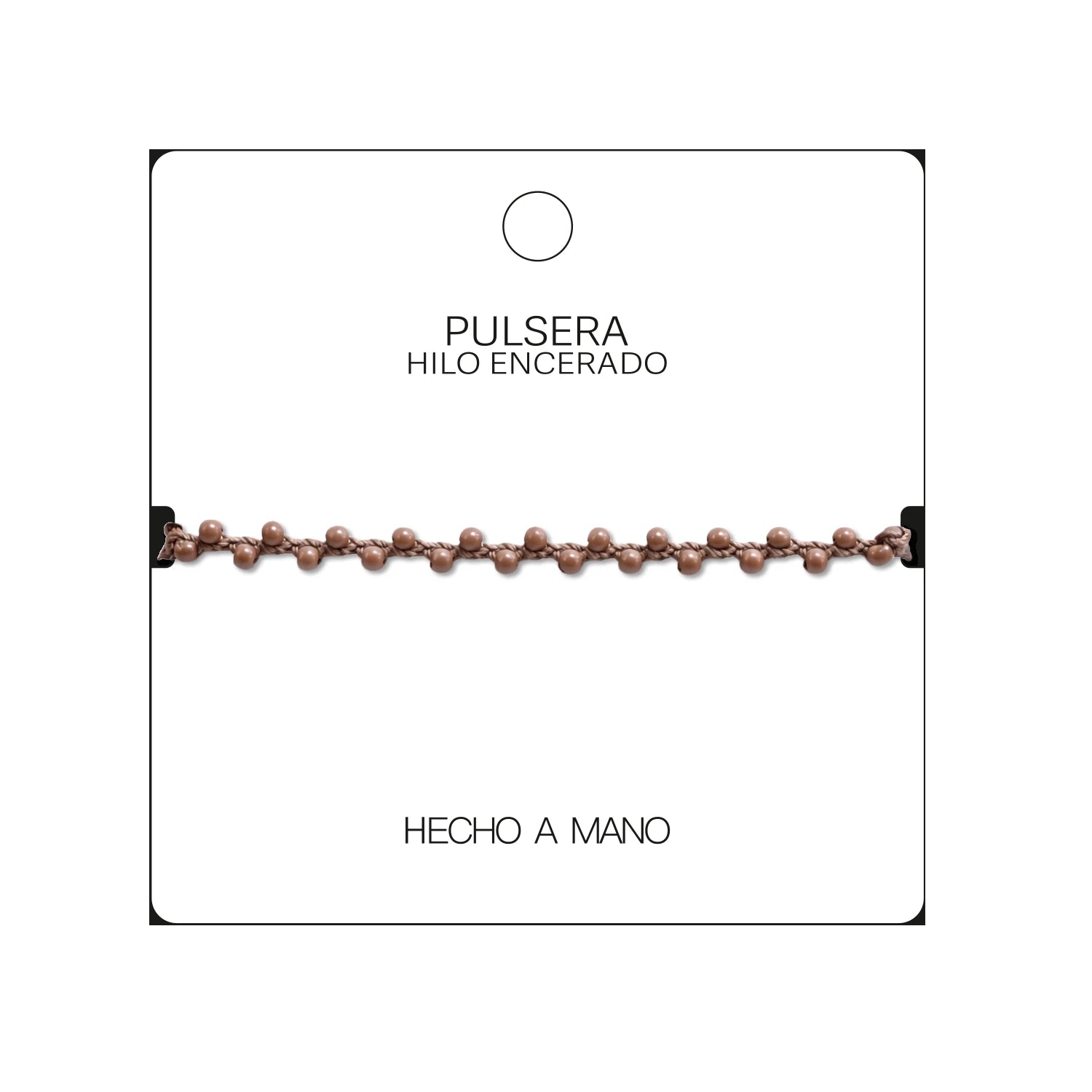Pulsera de Piedras Naturales con Cuentas Regulares detalle