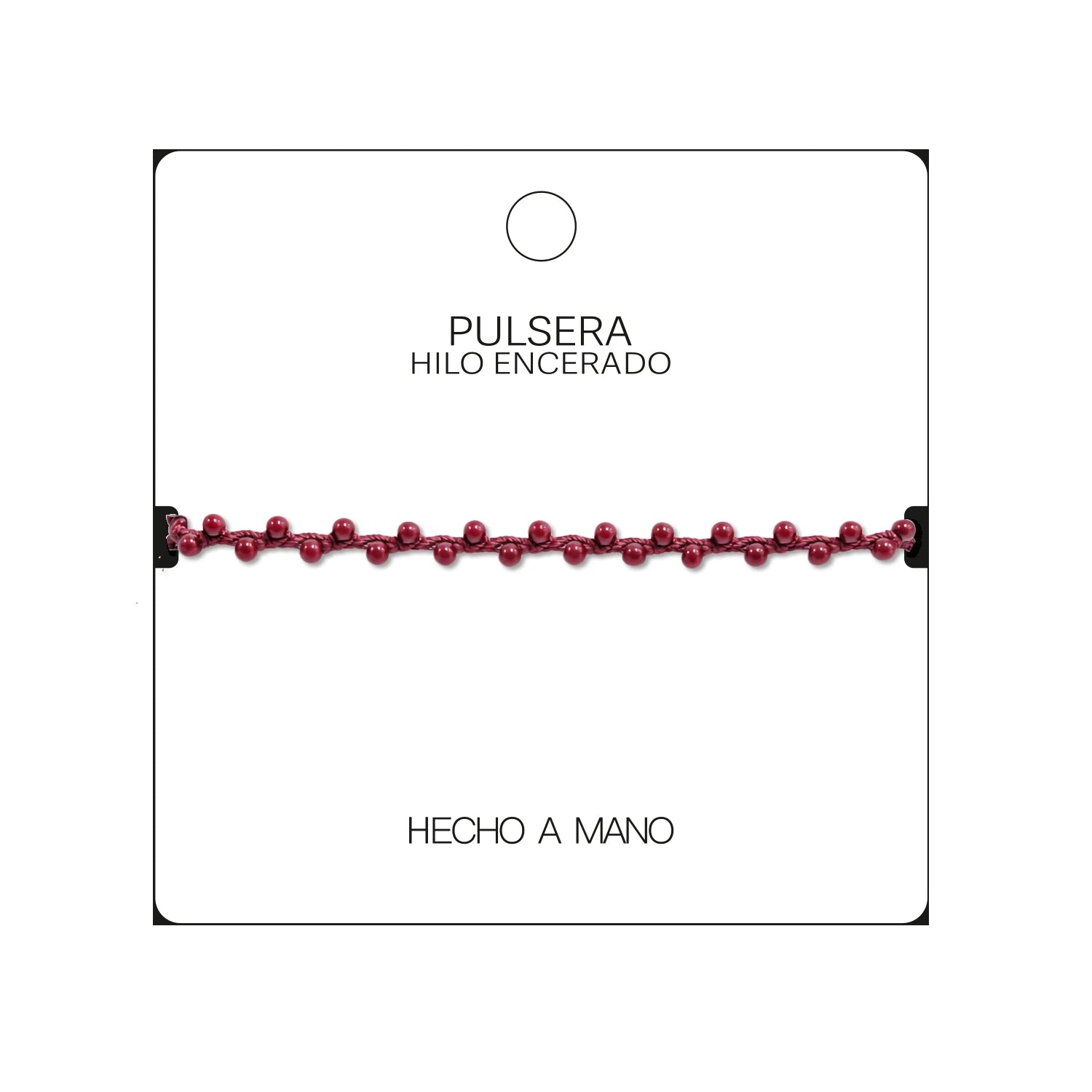 Pulsera de Piedras Naturales con Cuentas Regulares detalle