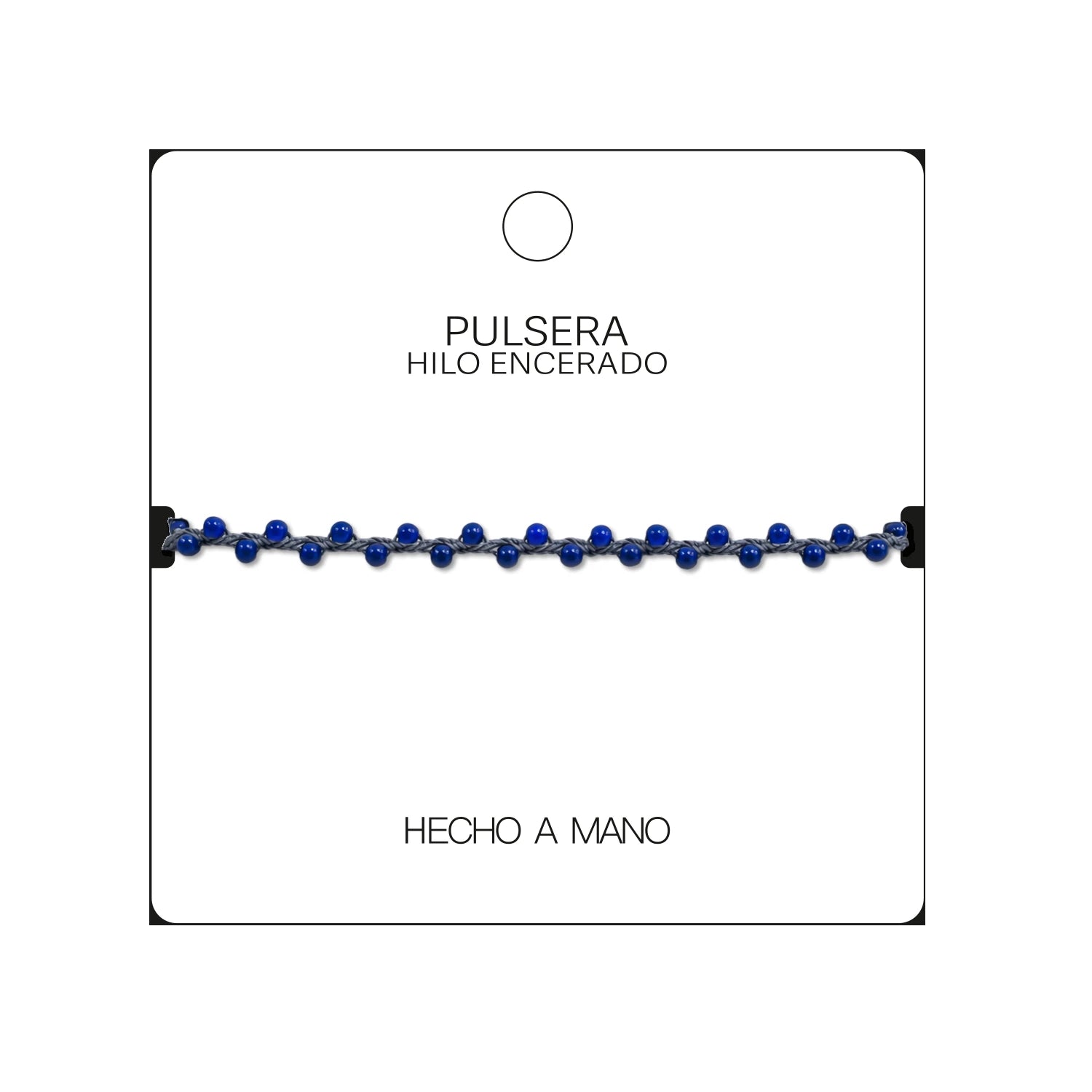 Pulsera de Piedras Naturales con Cuentas Regulares detalle