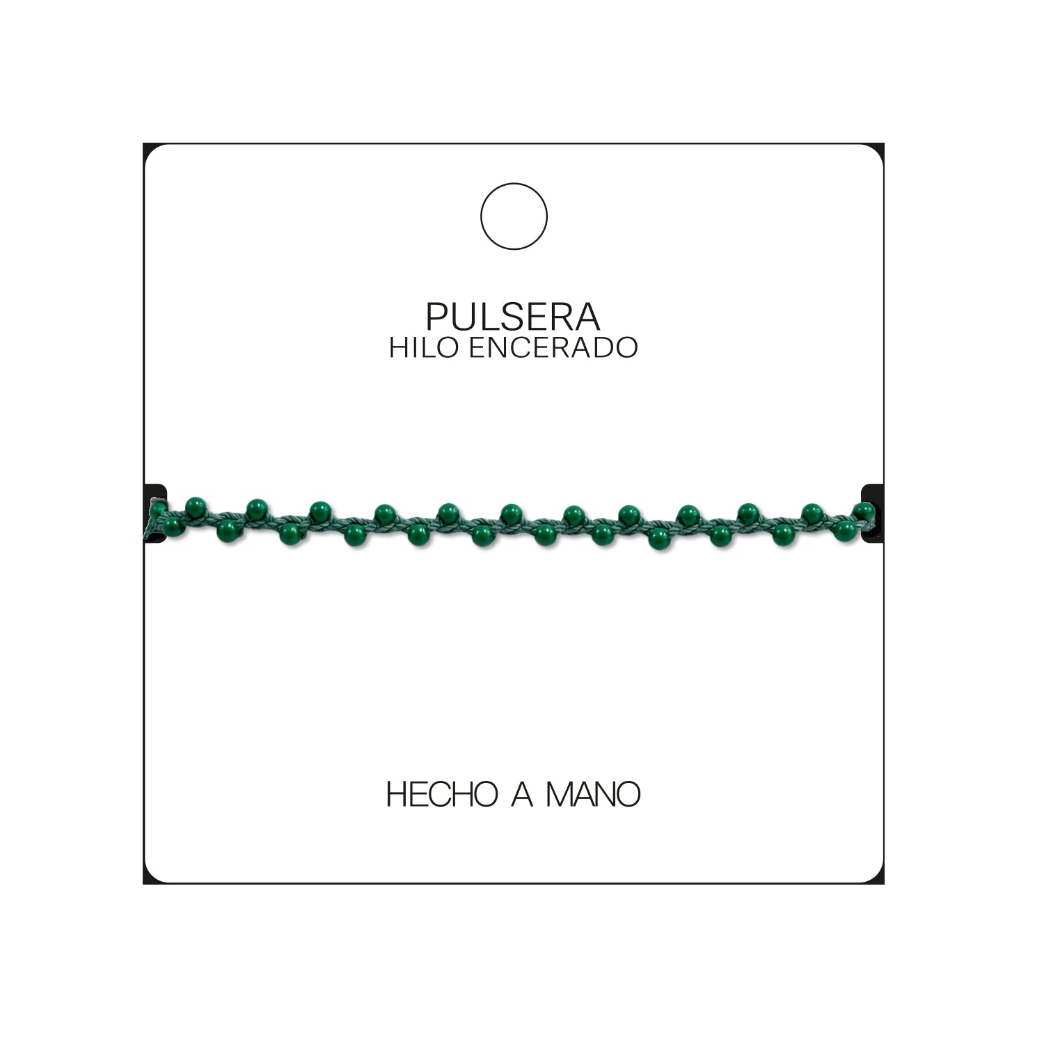 Pulsera de Piedras Naturales con Cuentas Regulares detalle