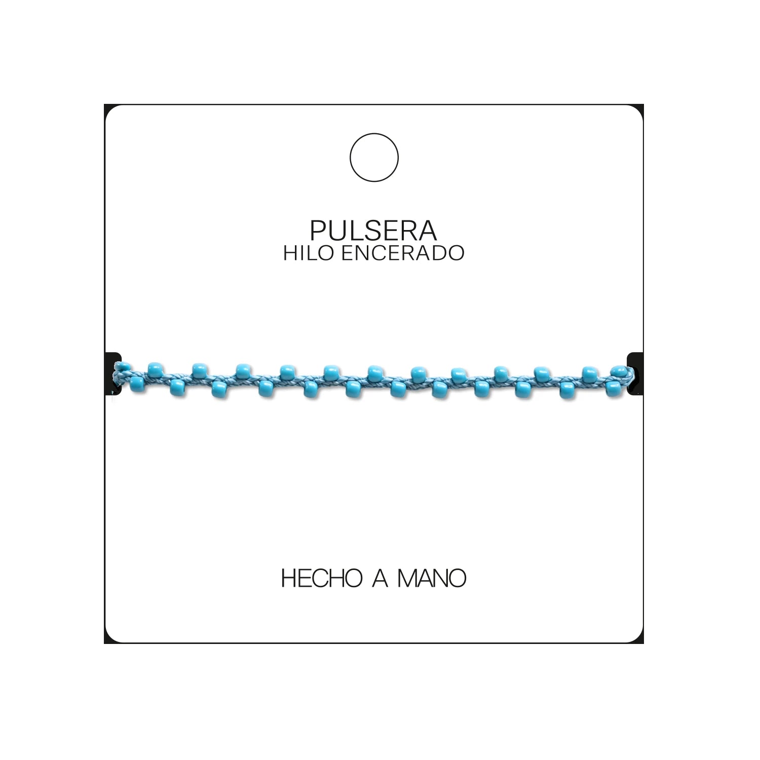Pulsera de Piedras Naturales con Cuentas Regulares detalle