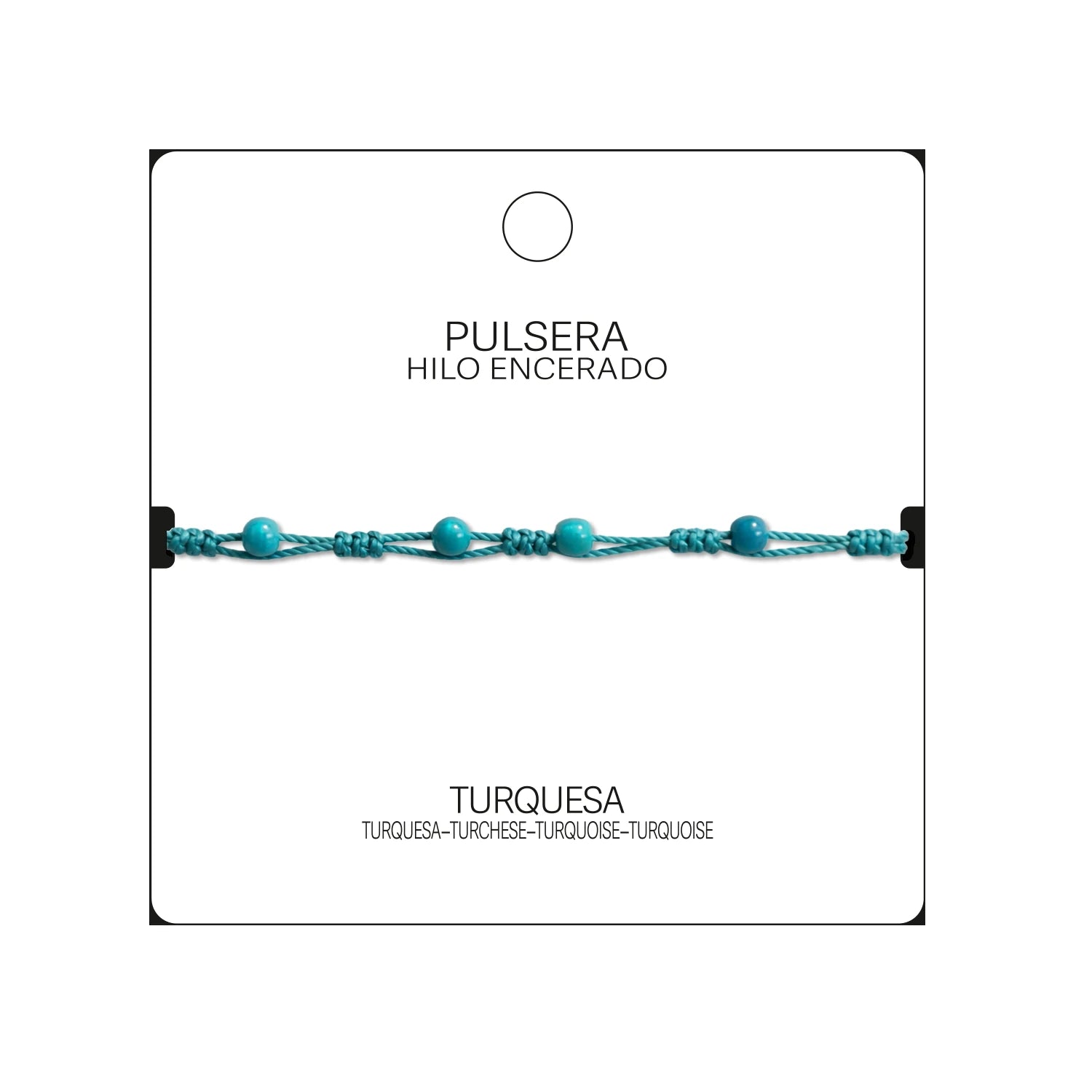 Pulsera de Turquesa con Bolitas Minerales detalle