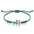 Pulsera Verde con Mariposa