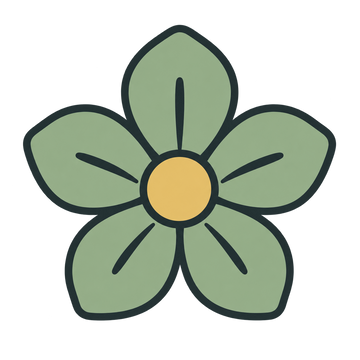 Flor de cinco pétalos