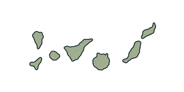 Mapa de Canarias
