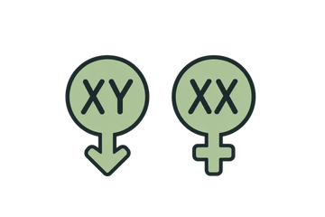 Símbolos masculino y femenino