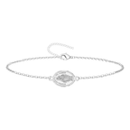 Pulsera Virgen del Carmen, tono plateado, referencia 25720, vista principal