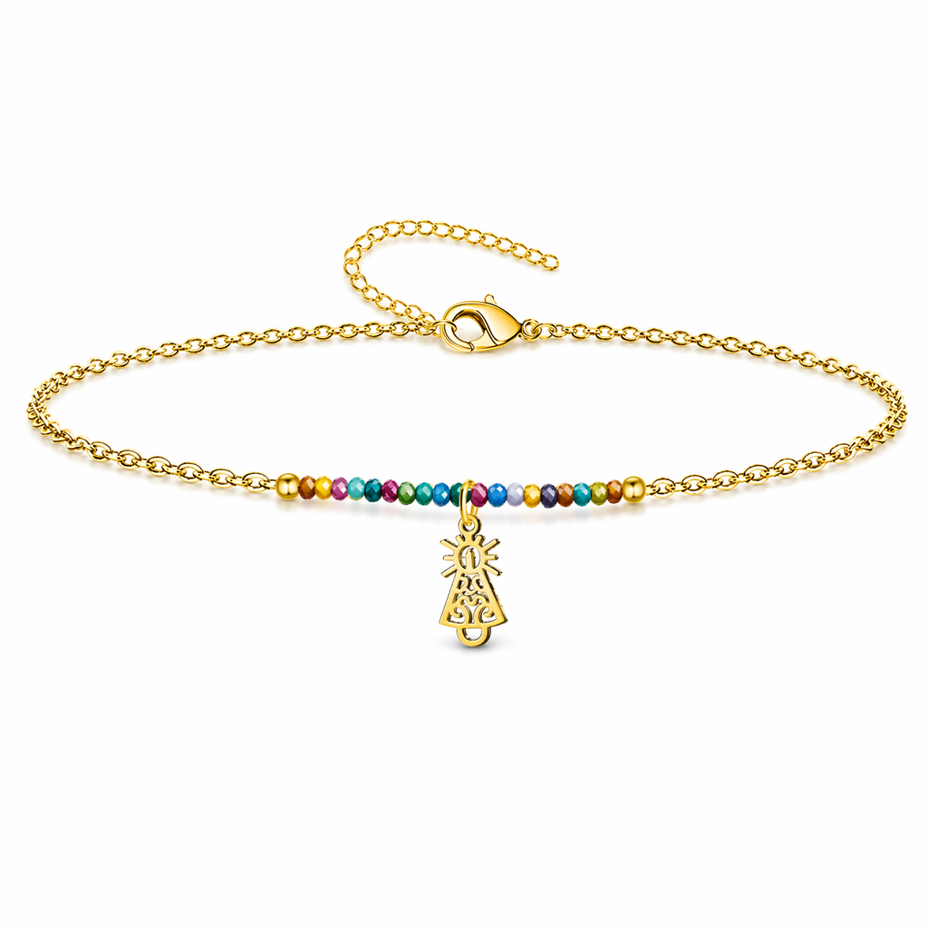 Pulsera Virgen del Pilar Multicolor en Acero