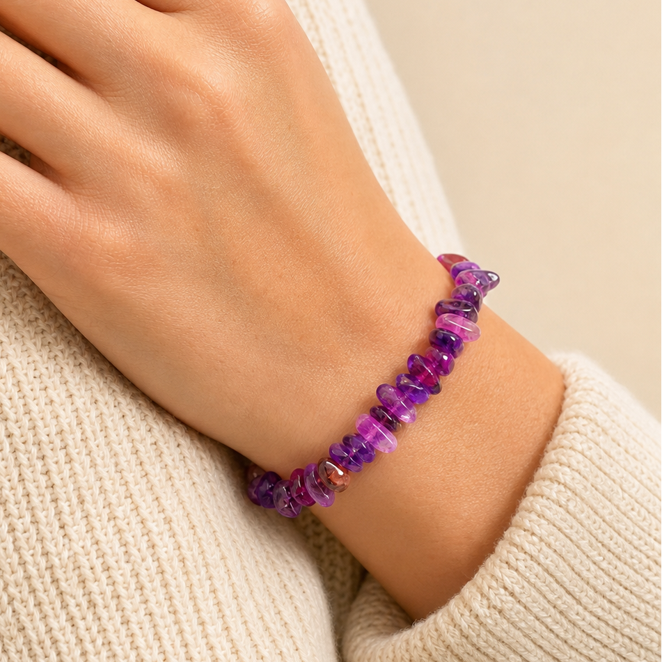 Pulsera Chip de Piedra Natural