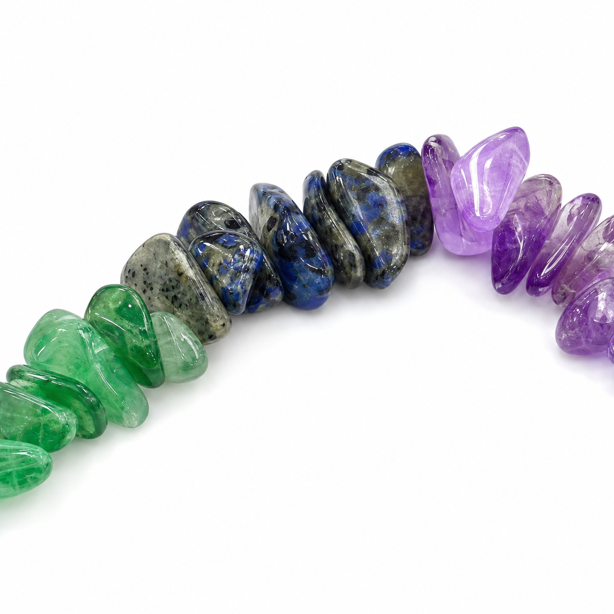 Pulsera Chip de Piedra Natural 7 Chakras