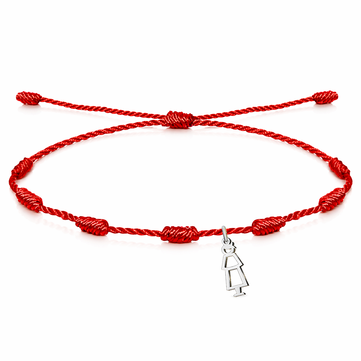 Pulsera 7 Nudos con Fallero en Acero cotigo