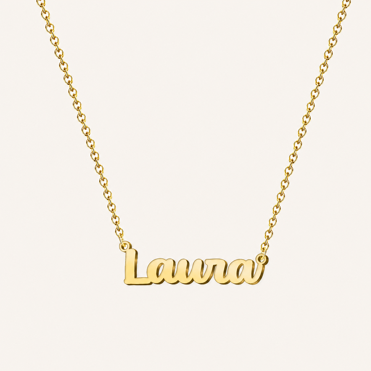 Collar con nombre personalizado Laura - IMAGEN2 V5