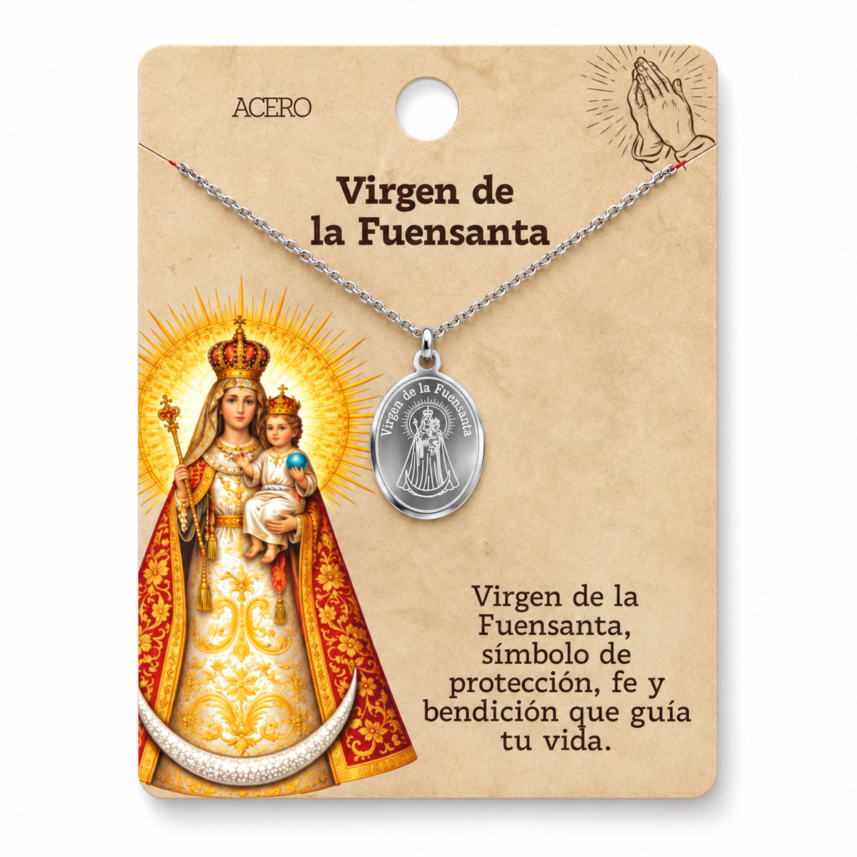 Referencia 25737, producto con tarjeta; imagen editada con IA