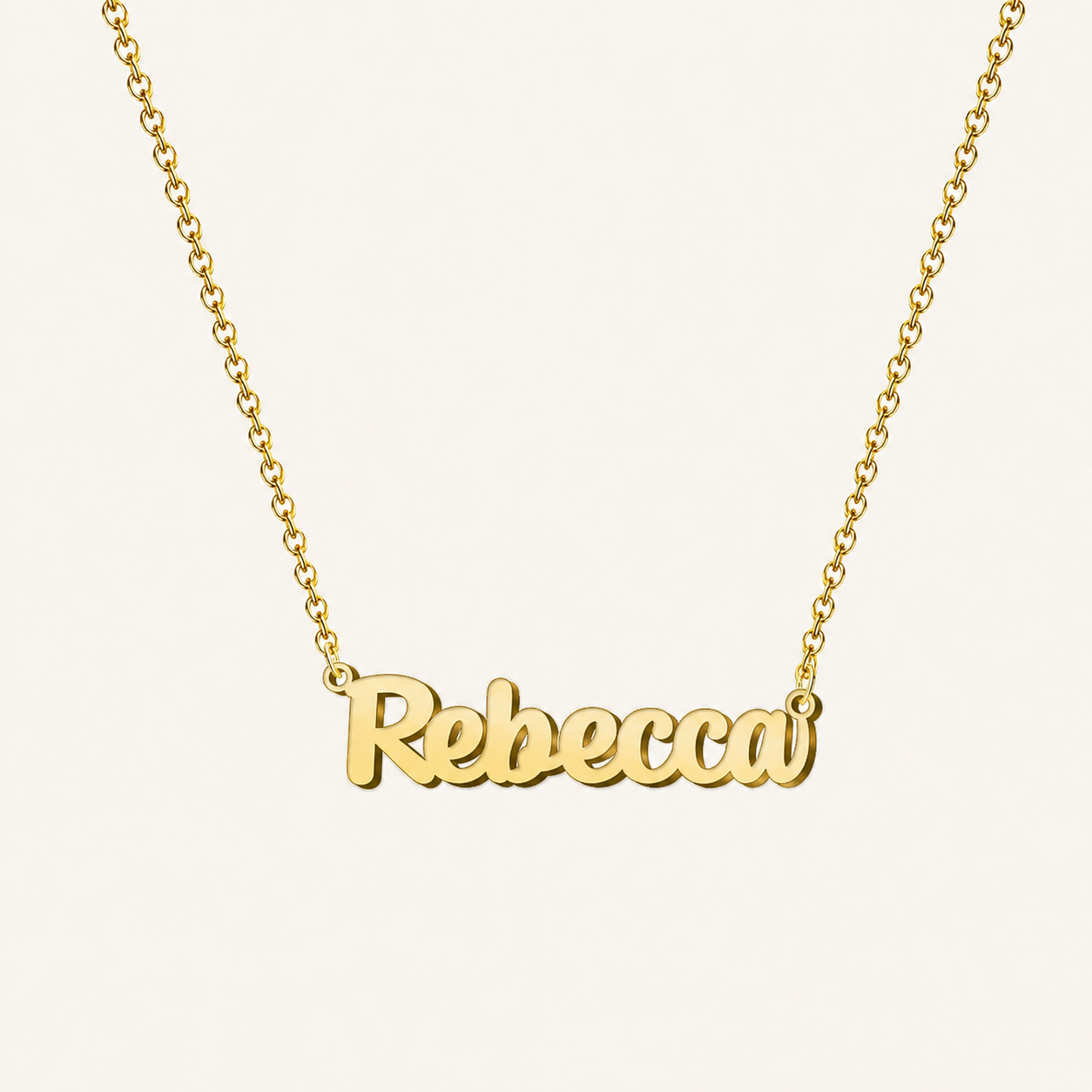 Collar con nombre personalizado Rebecca - IMAGEN2 V5