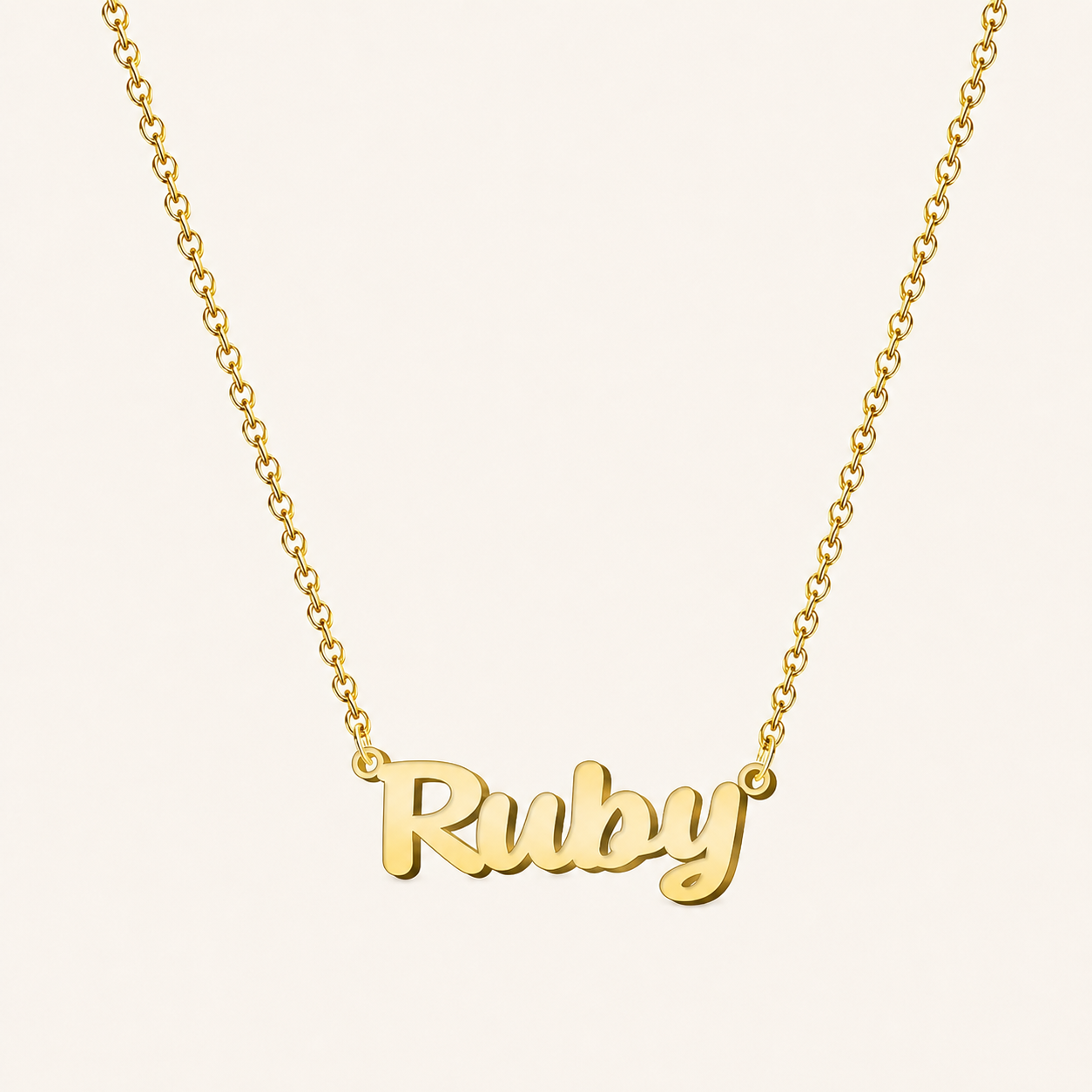 Collar con nombre personalizado Ruby - IMAGEN2 V5