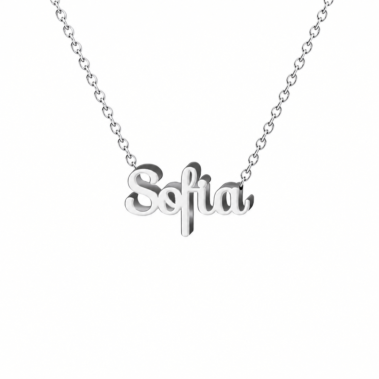 Collar con nombre personalizado Sofía - Plateado - IMAGEN2 V3
